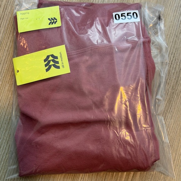 ALL IN MOTION NWT modal seamless high rise full length leggings -rose pink - Picture 13 of 16